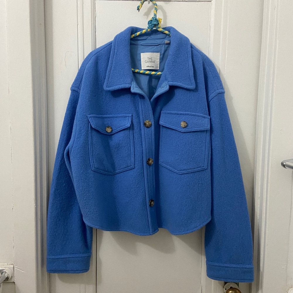 Blue - Wilfred The Ganna Shirt Jacket - Cropped XL